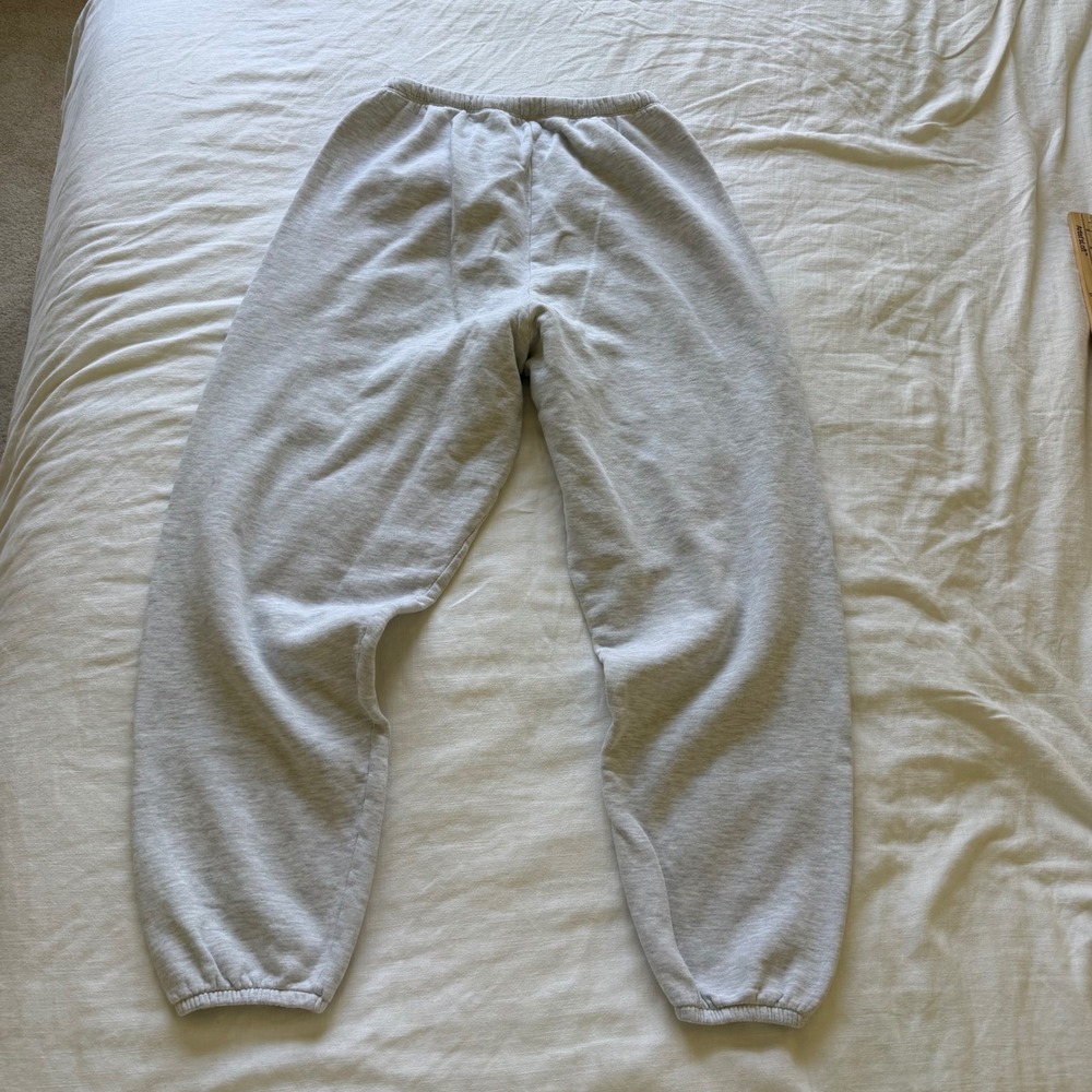 Joah Brown Oversized Joggers Heather Grey Sweatpants Size S/M - Picture 5 of 6